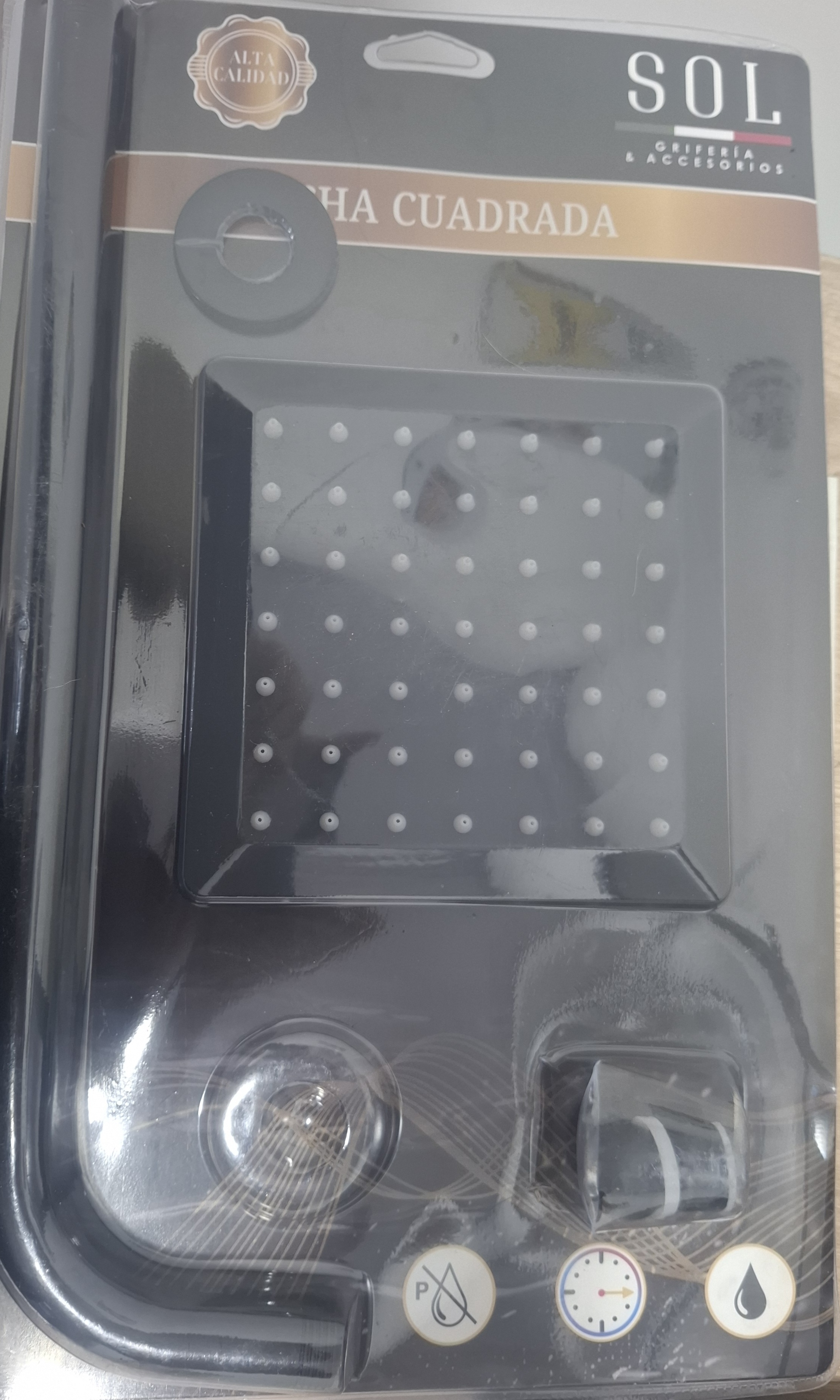 DUCHA CUADRADA 6 PULGADAS